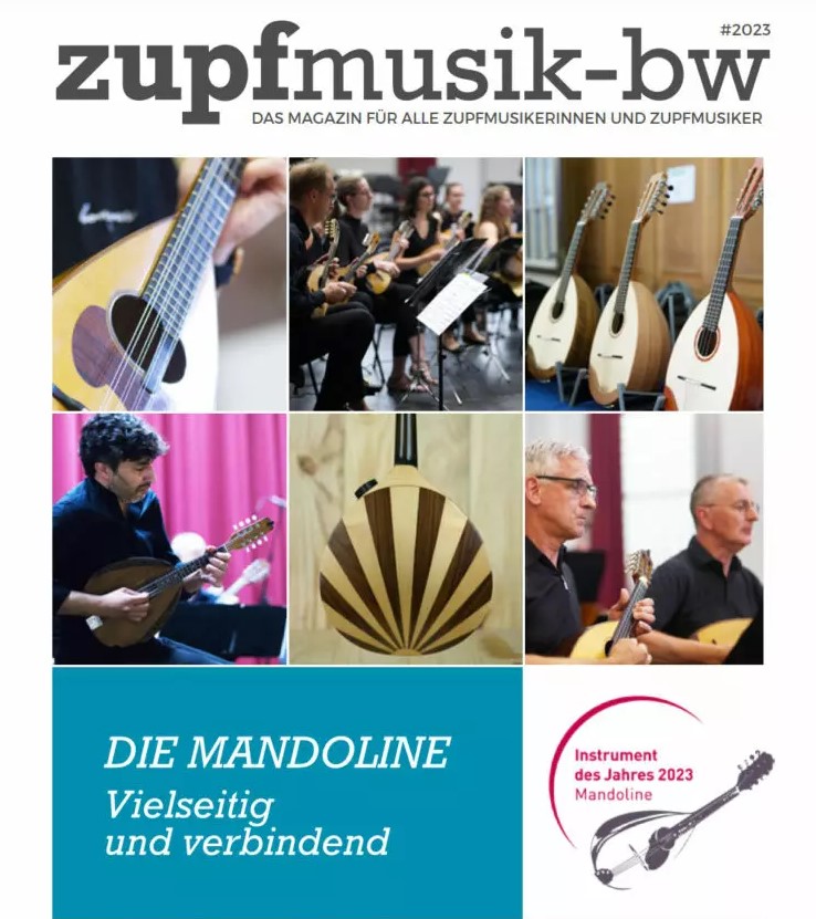 Mandoline Instrument des Jahres 2023 BDZ-BW DJ2GMS Mandolline